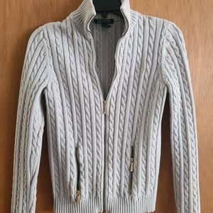 Ralph Lauren Zipper Sweater Jacket